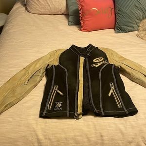 Harley Davidson leather spring jacket.